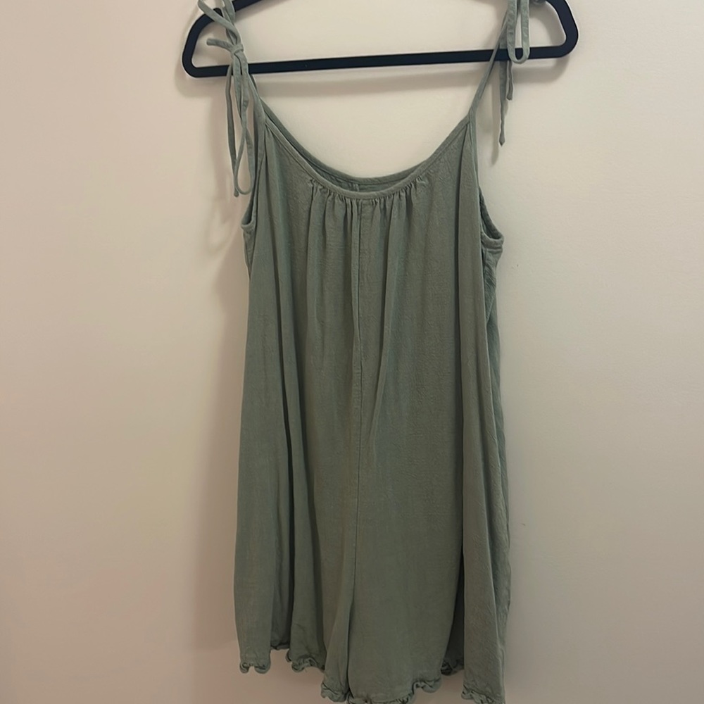 Sage green romper